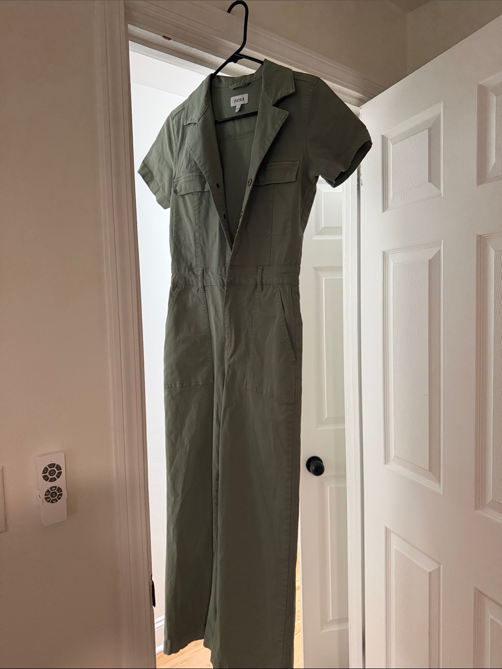 pistola Olive Utility Jumpsuit